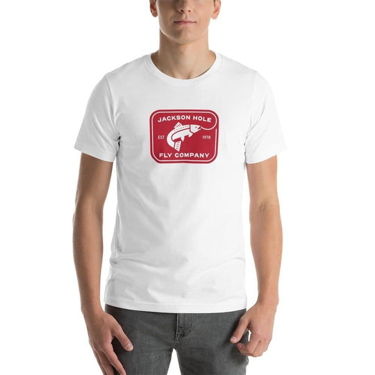 JHFLYCO Logo T-shirt - apparel, cotton short sleeve t, logo wear, logowear, merchandise, POD, shirts, t-shirt | Jackson Hole Fly Company