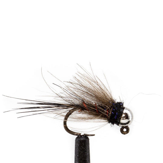 Tungsten Bead Black Duracell Jig - Barbless, Chech, Chironomid, Euro, Flies, Jig, Nymphs, Tungsten | Jackson Hole Fly Company