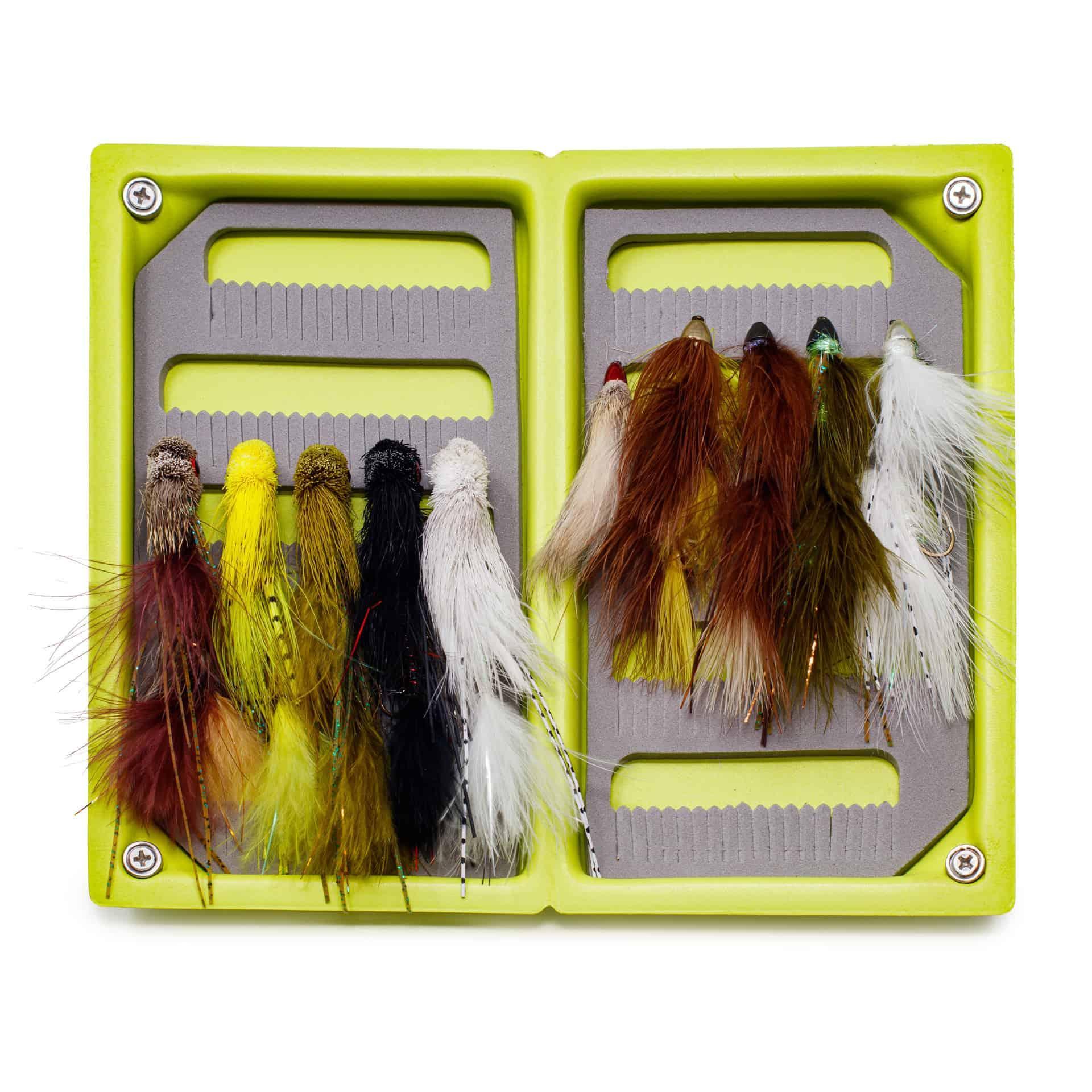 JHFLYCO Loaded Foam Fly Box - Assorted Large Streamer – Jackson Hole ...