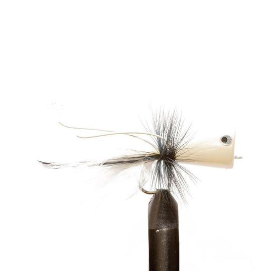 Pearl/ Black Popper Legs - C, Flies, Poppers | Jackson Hole Fly Company