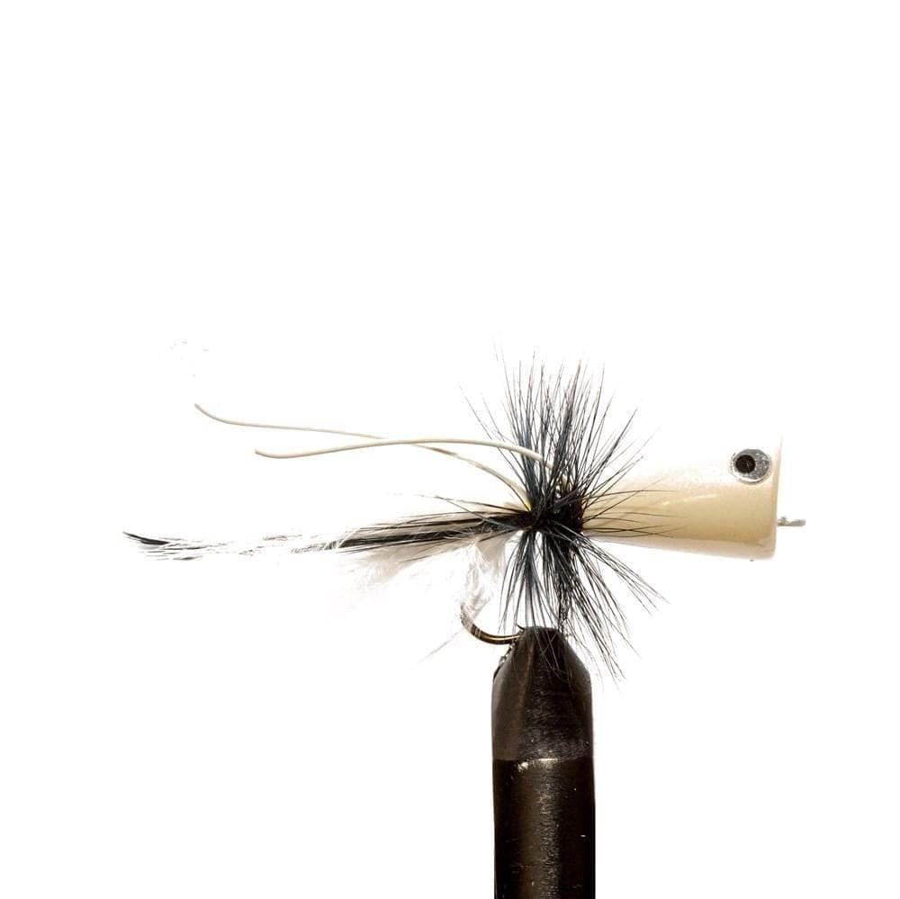 Pearl/ Black Popper Legs - C, Flies, Poppers | Jackson Hole Fly Company