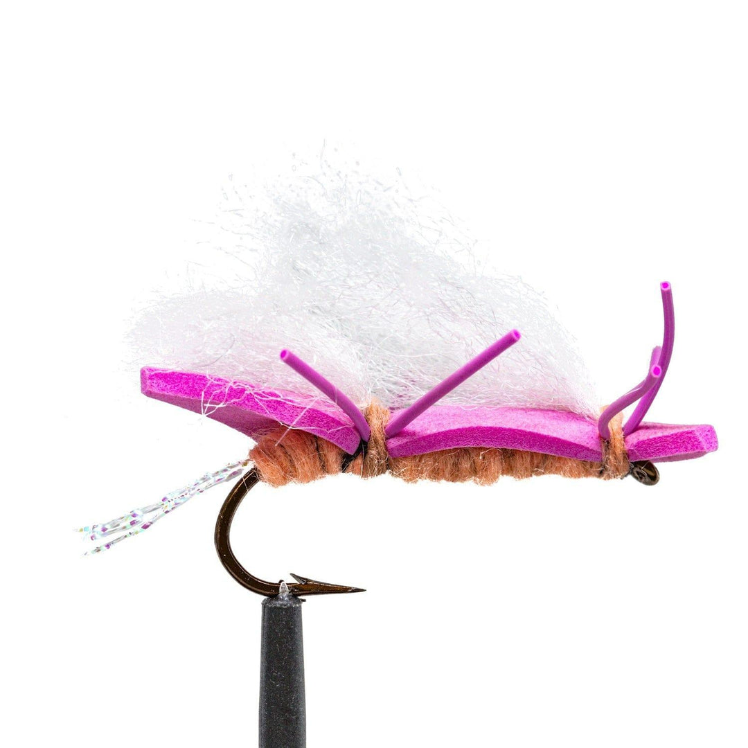 Pink (Mrs. Piggy) Chubby Chernobyl - Dry Flies, flies, Foam, terrestrials | Jackson Hole Fly Company