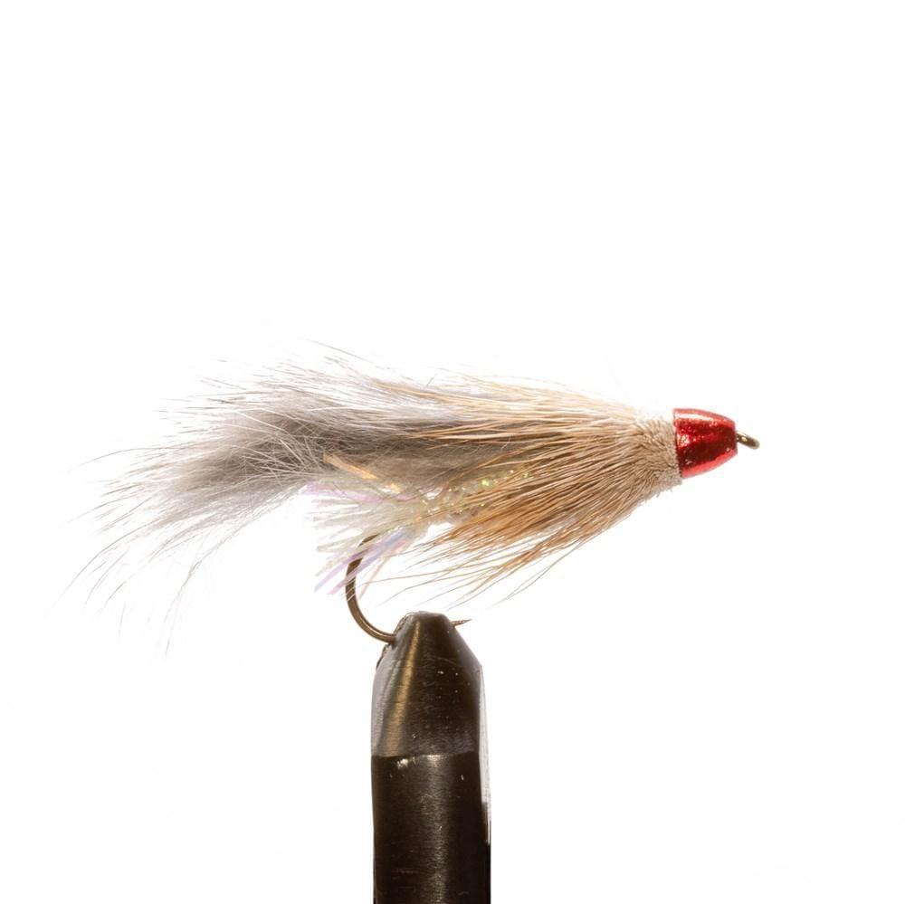 Red Conehead Kiwi Muddler Natural - Flies, Streamers | Jackson Hole Fly Company
