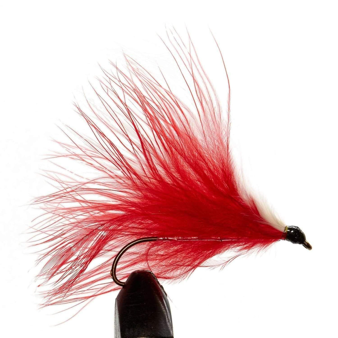 Red/White Marabou Streamer Fly – Jackson Hole Fly Company
