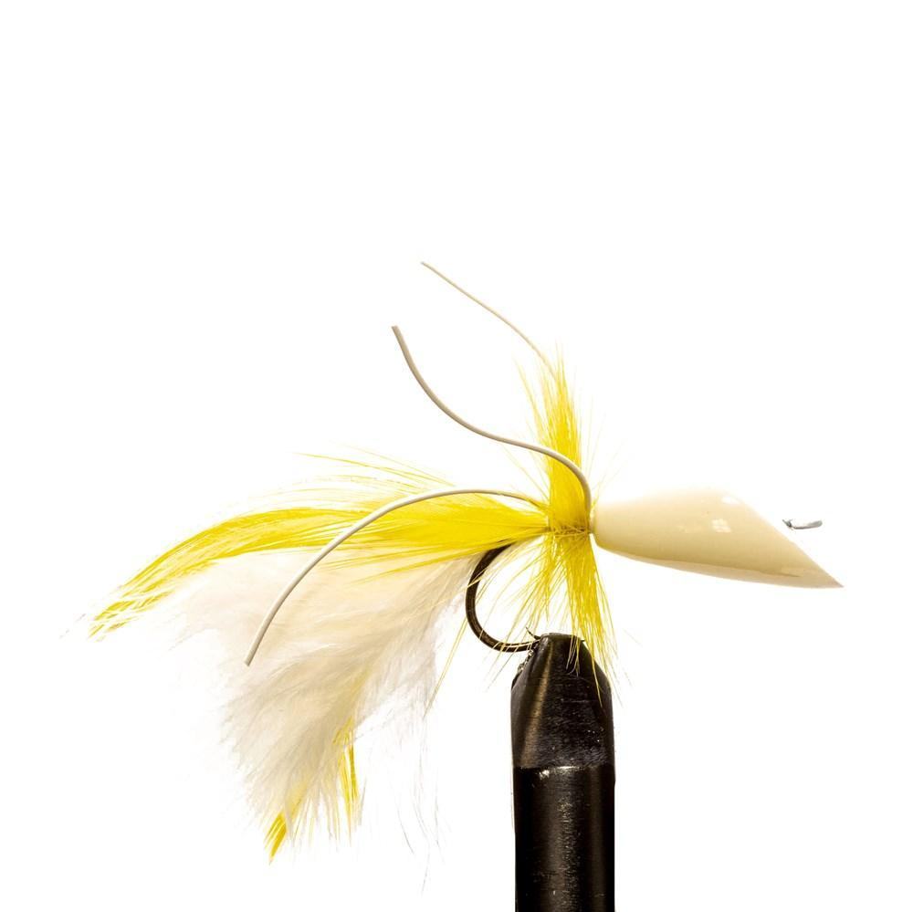 White/ Yellow Diver Legs - Flies, Poppers | Jackson Hole Fly Company